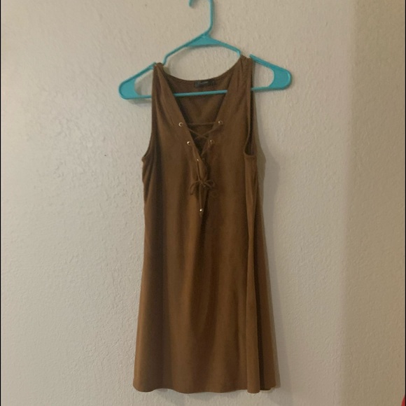 Carmel color dress great for party's!!! - Picture 1 of 1